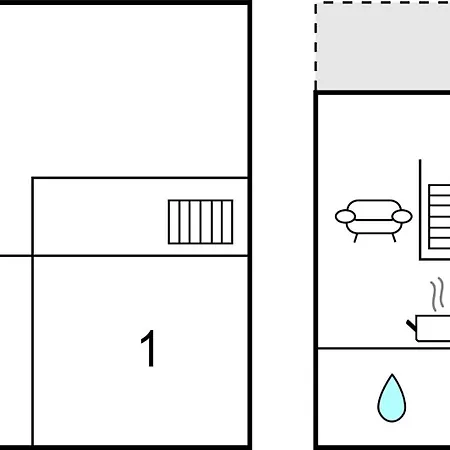 2 Bedroom Cozy In Holiday home